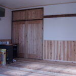 自然素材で清々しい部屋に。